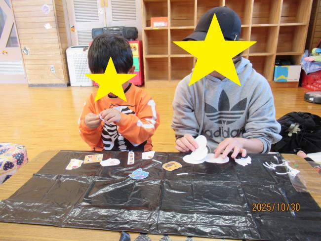 マント作りハロウィン