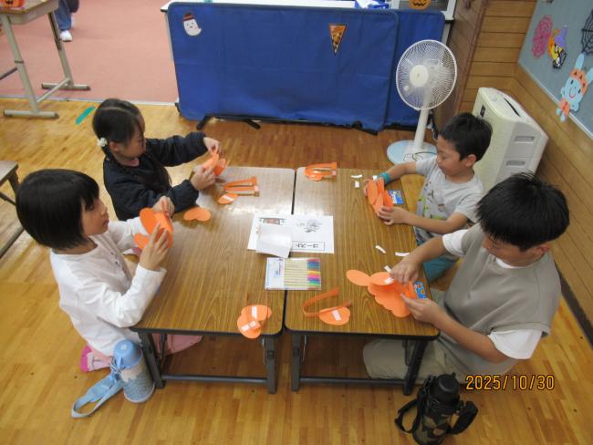 ハロウィンバッグ作り